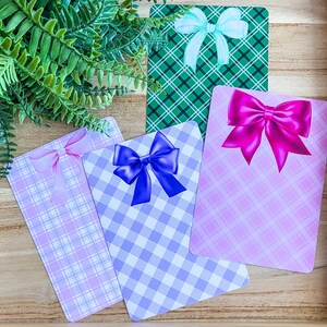 Geruite strikken e-reader inzetstuk - flirt, Kindle-accessoire, leesgrage cadeau, cadeau voor boekenliefhebber, Kindle Paperwhite, iPad mini-inzetstuk