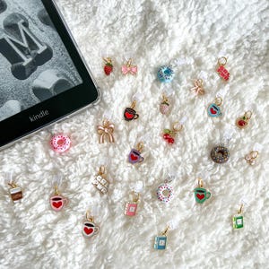 Kindle Charms - Kindle Accessory, Phone Charm, USB Charm, iPhone Charm, iPad Charm, Bookish Gift, Bookish Merch, Phone Accessory, Dust Plug
