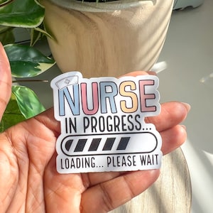 Nurse in PROVESS Aufkleber - Nurse in the Making, Nurse Sticker, Nurse in the Making, Laptop Aufkleber, Vinyl Aufkleber, Studenten Krankenschwester, Aufkleber für Kindle, LPN