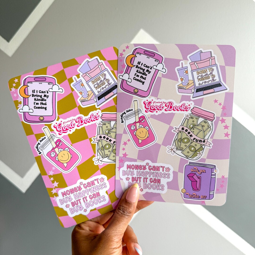 Good Books E-reader Inserts - Book Club Gift, Bookish Gift, Gift for ...