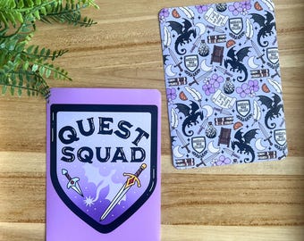 Fourth Wing Themed E-Reader Insert - iPad mini Insert, Quest Squad, Iron Flame, Onyx Storm, Gift for Book Lover, Kindle Paperwhite