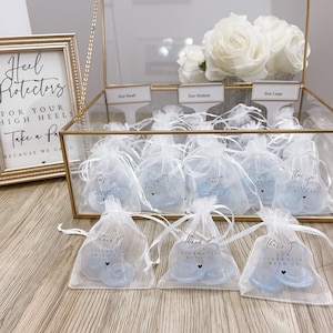 High Heel Protectors 12 Pairs With Thank You White Bags, Size S,M,L Perfect for Outdoor Weddings or Outdoor Events image 4