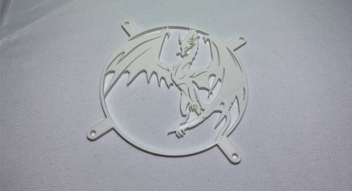 Custo Acrylic Flying Dragon Coputer Fan Grill 120 | Guateala