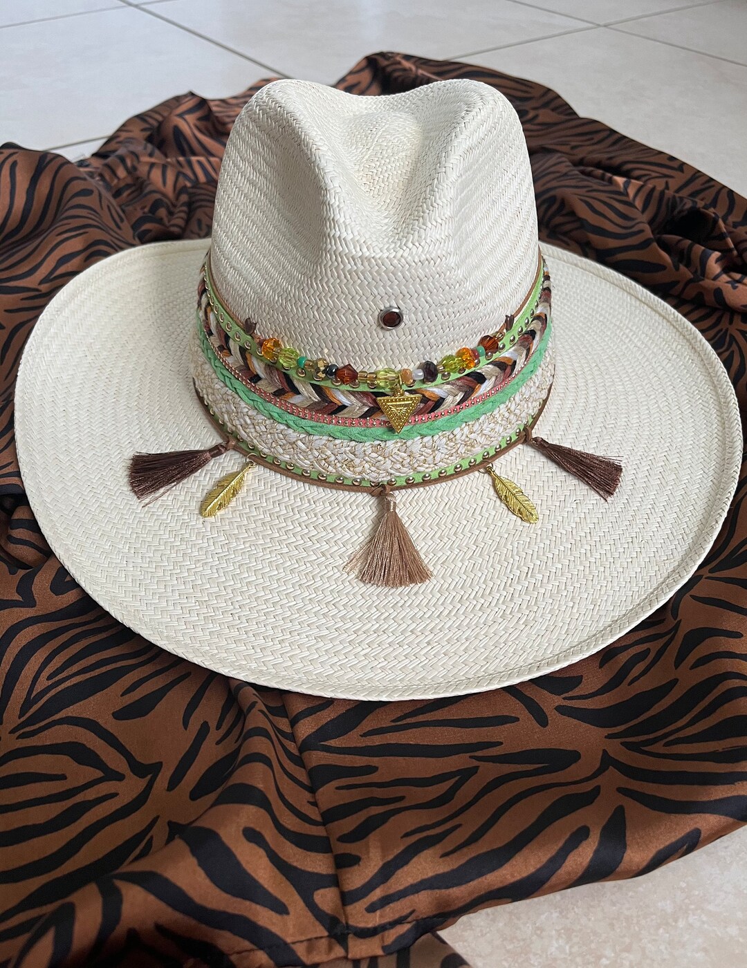 Handcrafted Colombian Straw Hat Sombrero Colombiano Hecho a - Etsy