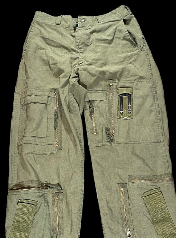 1980s Tactical Military Trousers - image 2