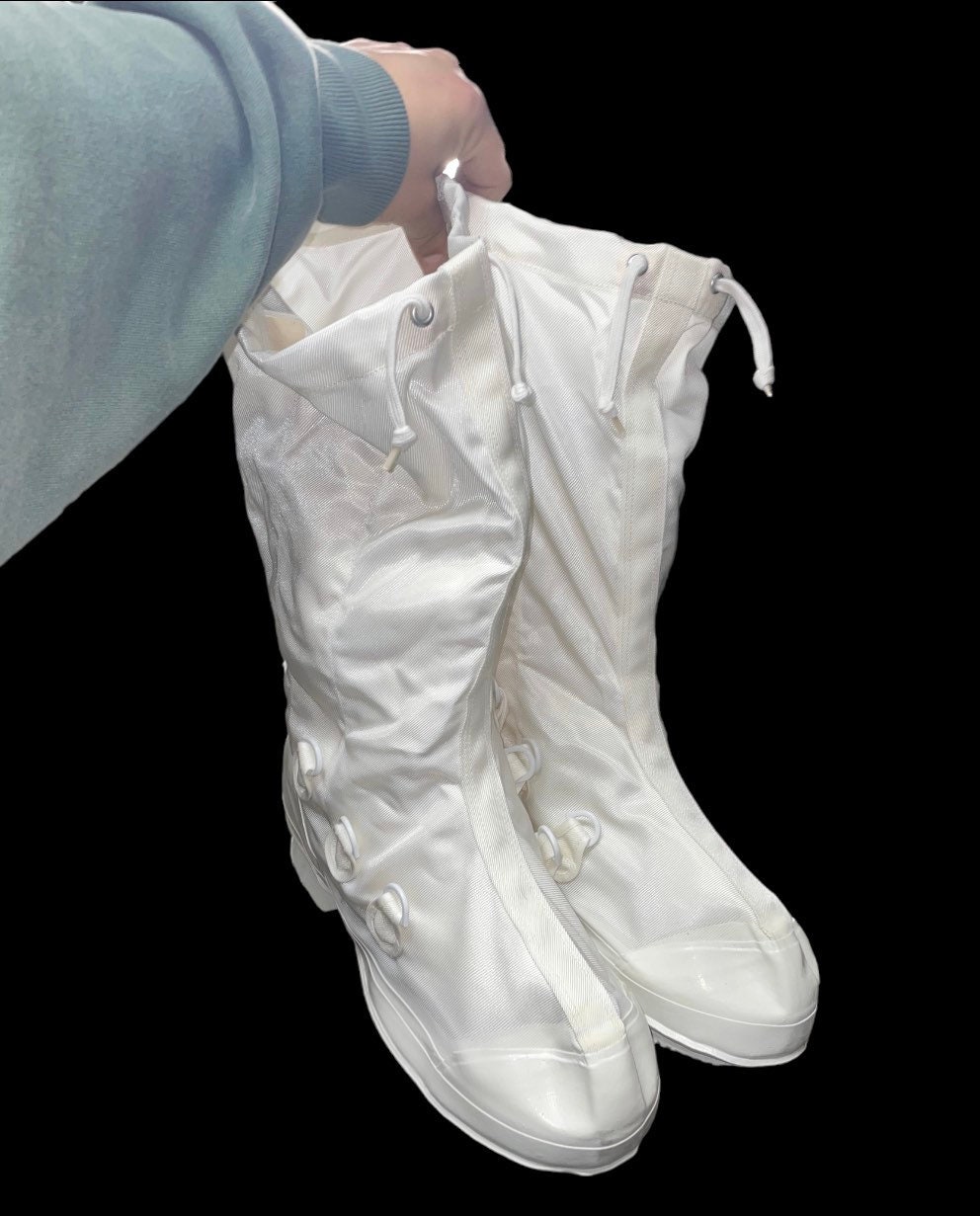 1980s White Vintage Canadian Military Issued Arctic Boots