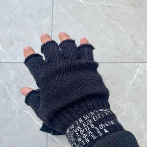 Vintage Military Desert Combat Gloves