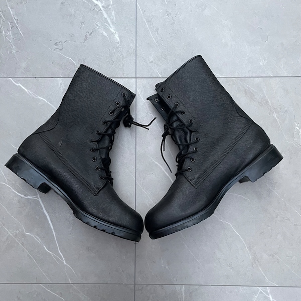 Rare 80/90s Military Leather Combat Boots