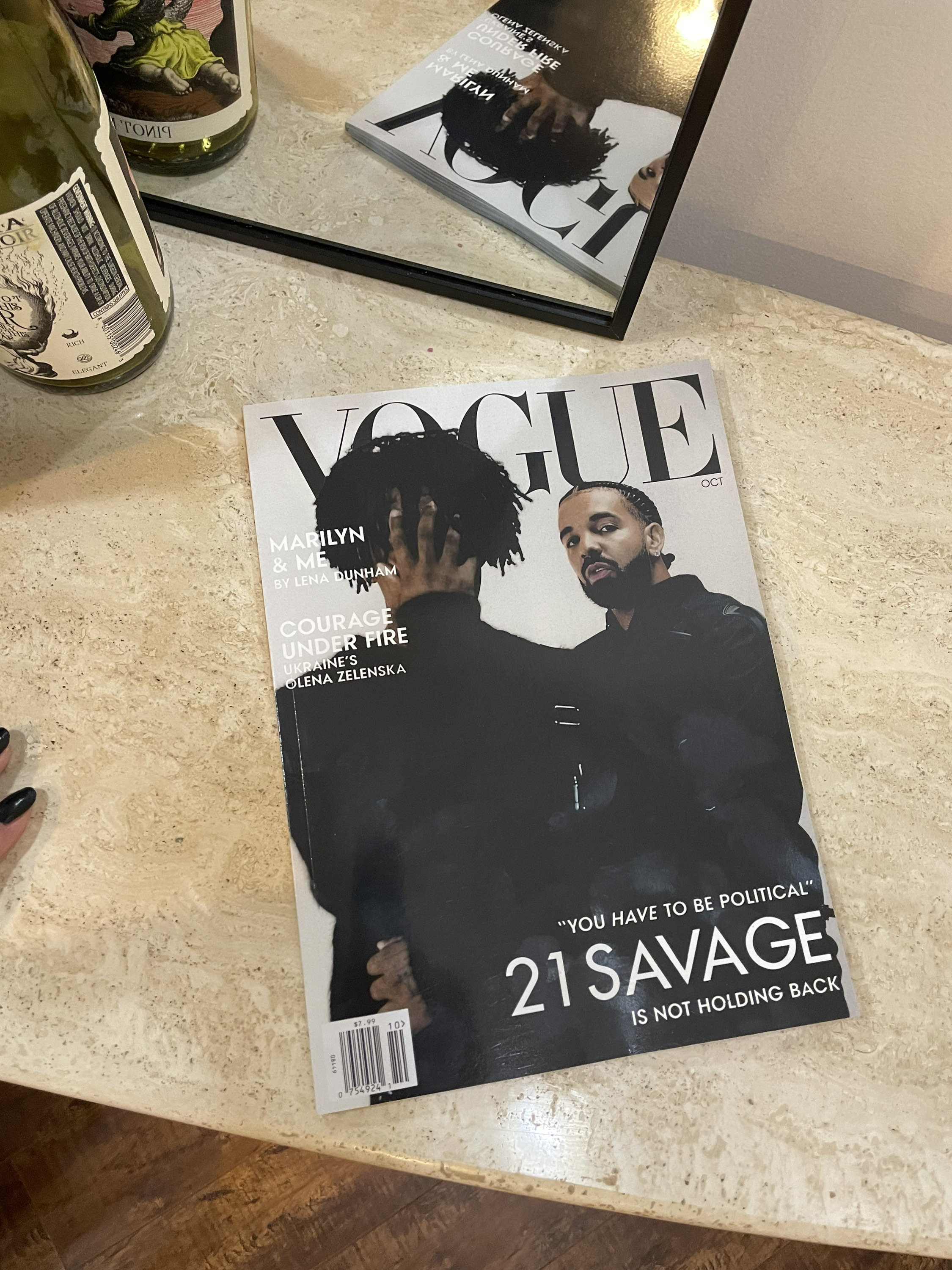 Buy Drake X 21 Savage Vogue Issue Her Loss Promo Magazine Online