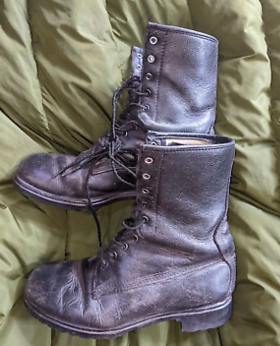 Vintage Military Issue Combat Boots Etsy Canada