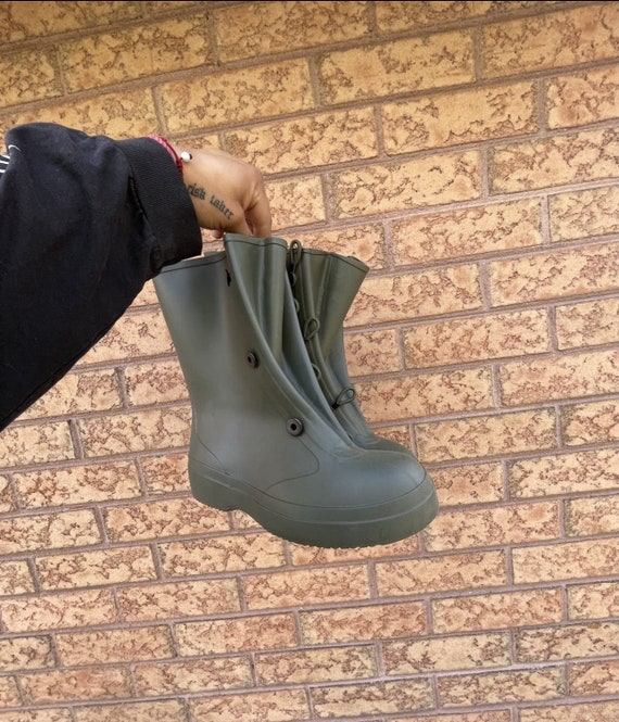 1990s Vintage Military Waterproof Alien Boots