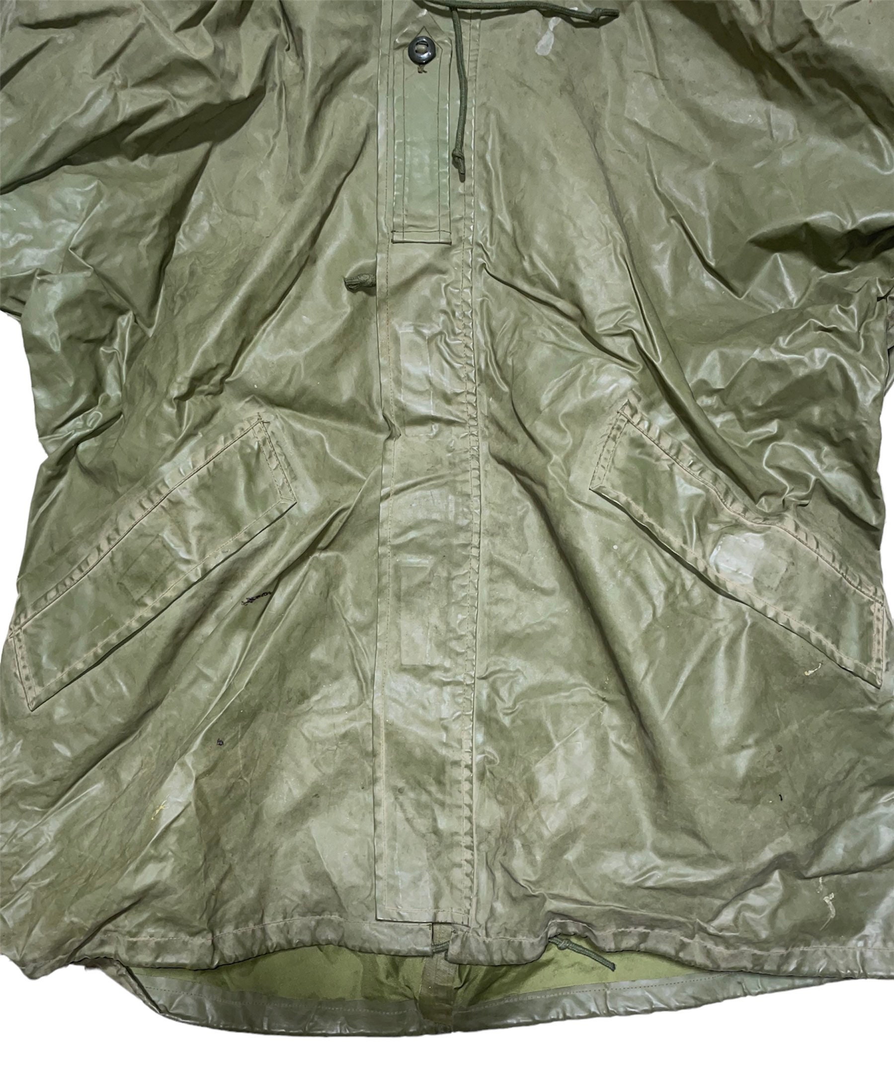 1980s Military Issue Rain Coat - Etsy