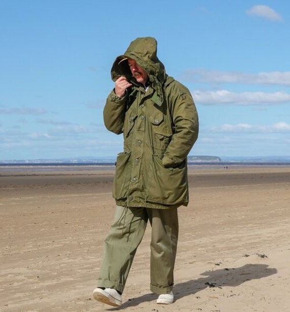 90s Vintage Military Issue Extreme Cold Weather Parka Etsy Australia