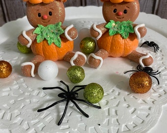 Halloween pumpkin Decorations, Halloween Gingerbread , Halloween pumpkin , Halloween decor, Halloween Fake Bake