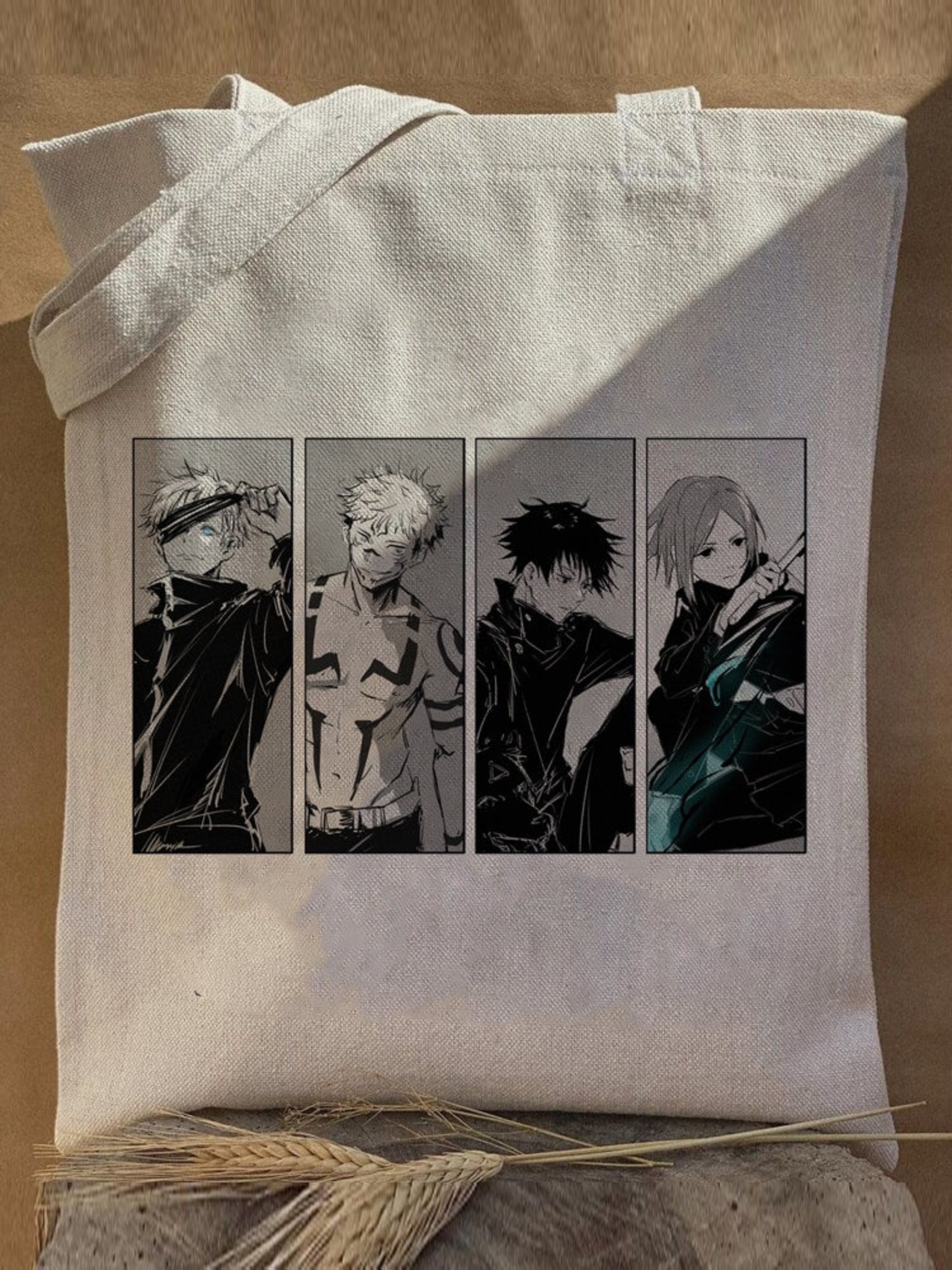 Discover Anime Bag - Anime Gift - Totes For School - Harajuku Style - Jujutsu Kaisen - Gift For Her