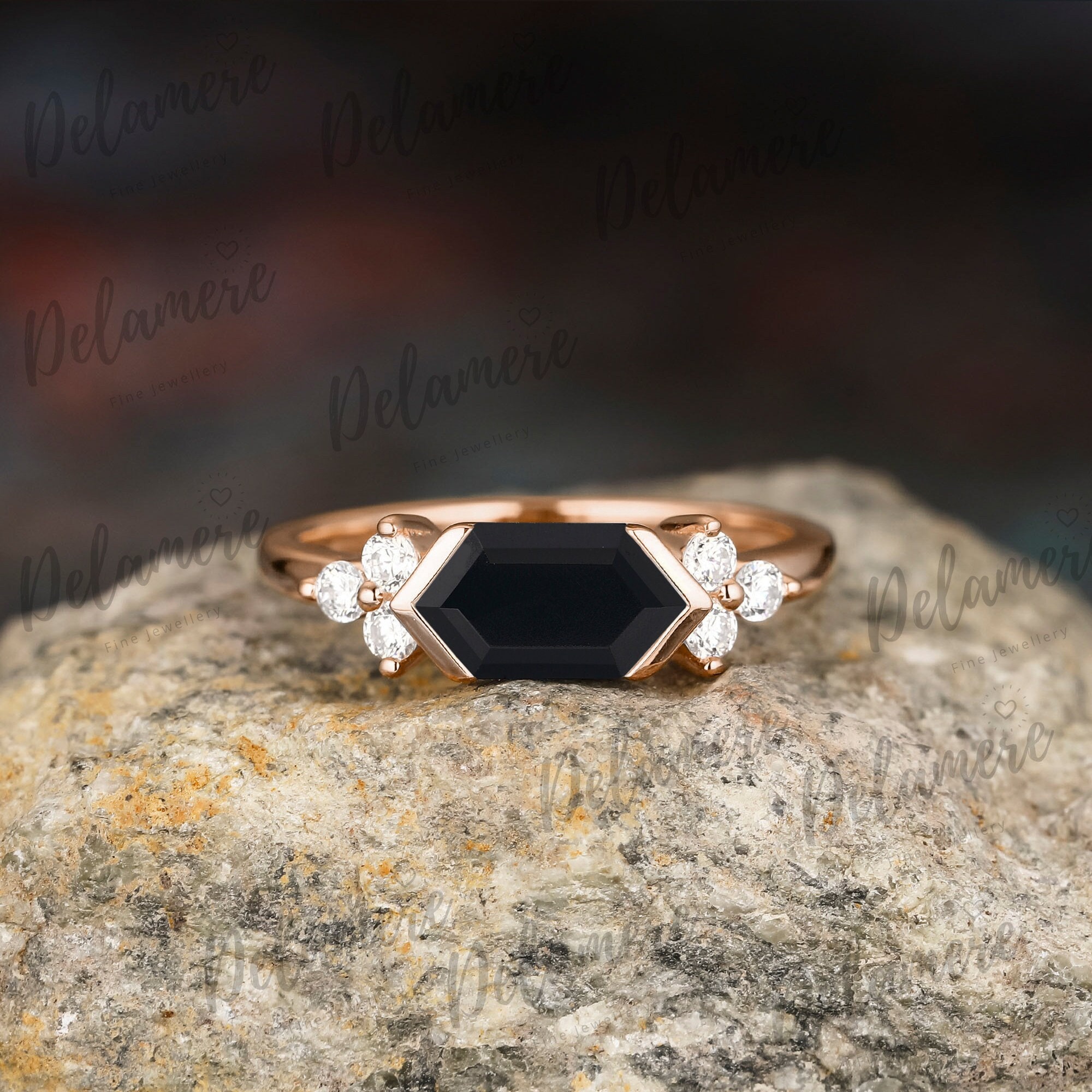 Black Gemstones Etsy Canada