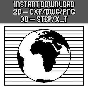 World map, laser cut, svg, dxf file, CNC, plasma cut, laser cut files, step, modern wall decor
