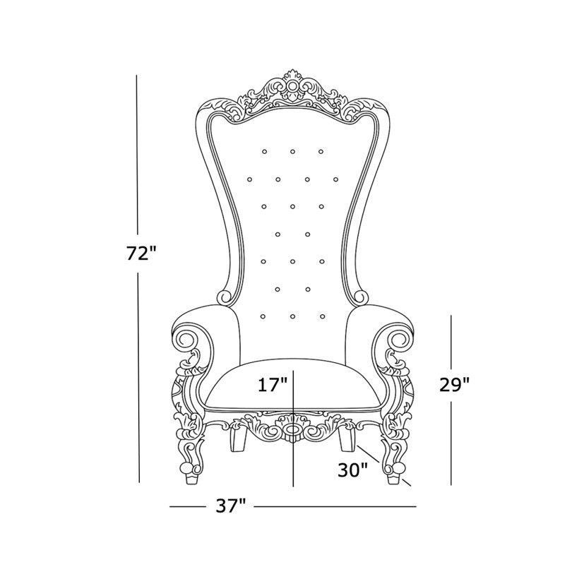 Gold Throne Throne Chairs Royal Seating Etsy