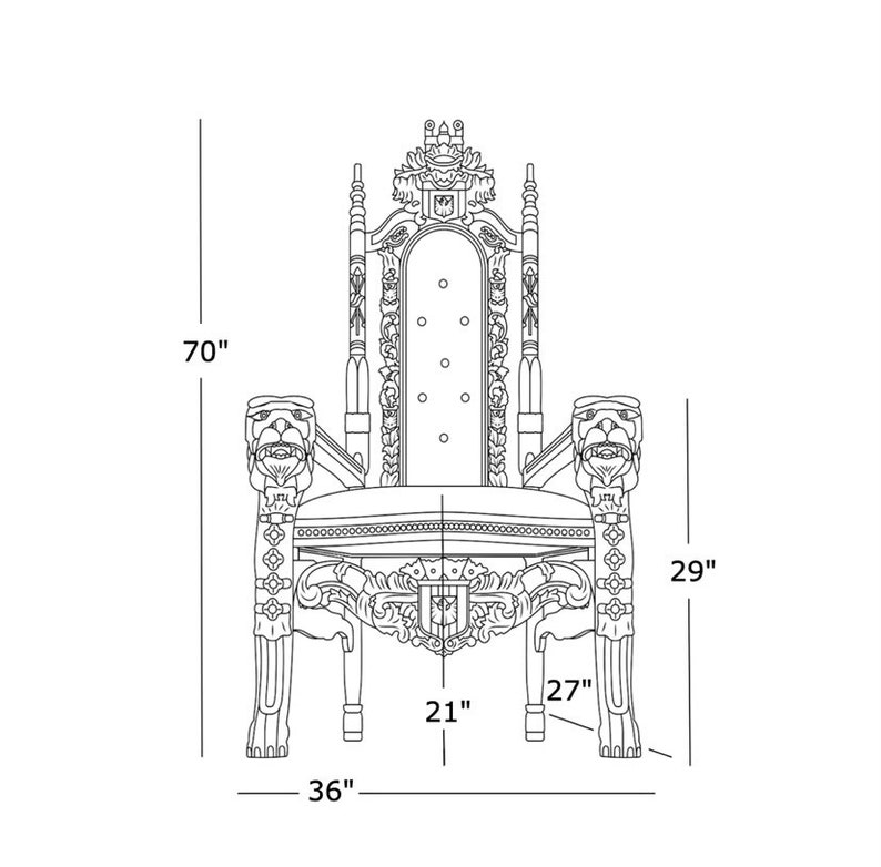 Black Throne King Throne croc Throne Royal Seating Etsy