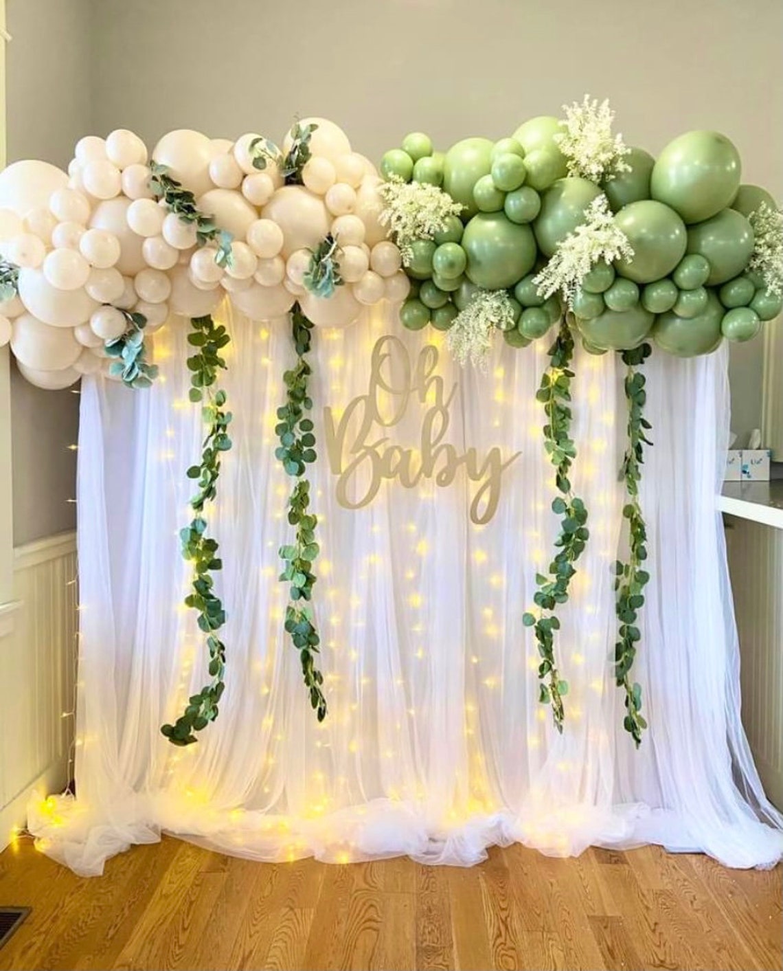 10x10 Light up Backdrop Curtain White Light Backdrop Etsy