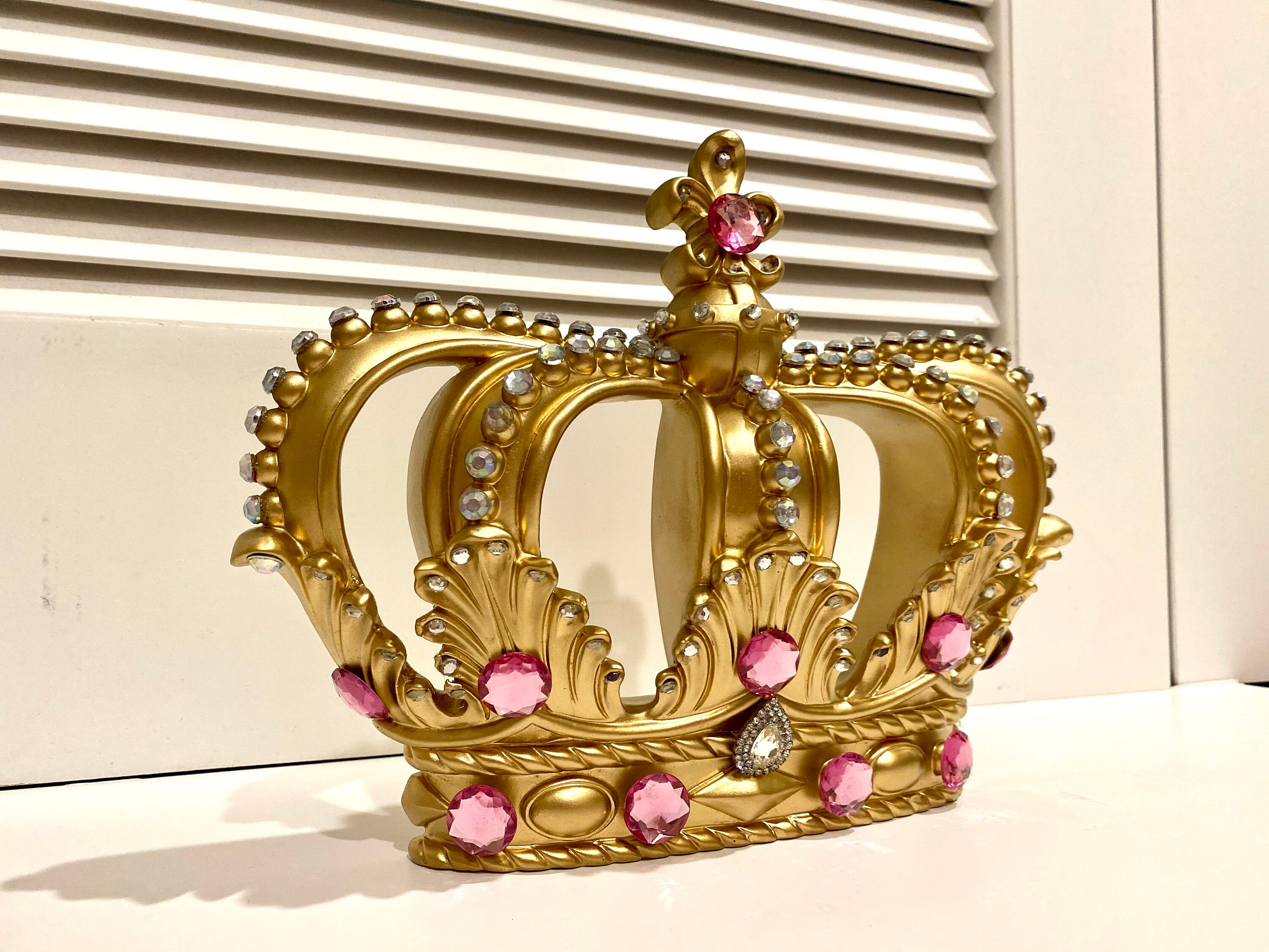 Princess Crown Decor Wall Decor Table Centerpiece Gold Etsy