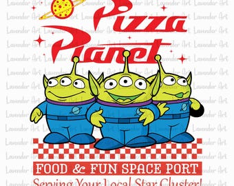 Pizza Aliens PNG, Story About Toys Png, Green Aliens Png, Foods And Drinks Png, Pizza Box Party Png, Pizza Restaurant Png, Digital Download