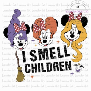 I Smell Children SVG, Halloween Witches, Witches Svg, Mouse And Friends Svg, Happy Halloween Svg, Trick Or Treat Svg, Halloween Costume Svg