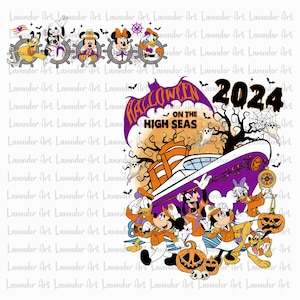 Halloween Cruise PNG Bundle, Halloween On The High Seas Png, Halloween Mouse And Friends Png, Family Cruise Png, Cruise Squad Png