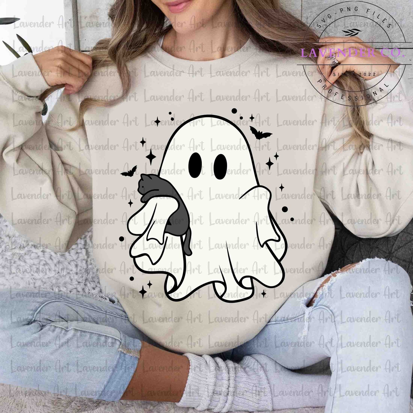 Spooky Vibes SVG, Halloween Ghost Svg, Bougie Svg, Halloween Svg ...