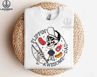 Flippin' Awesome Dad Png, Father's Day Png, Fatherhood Png, Skeleton ...