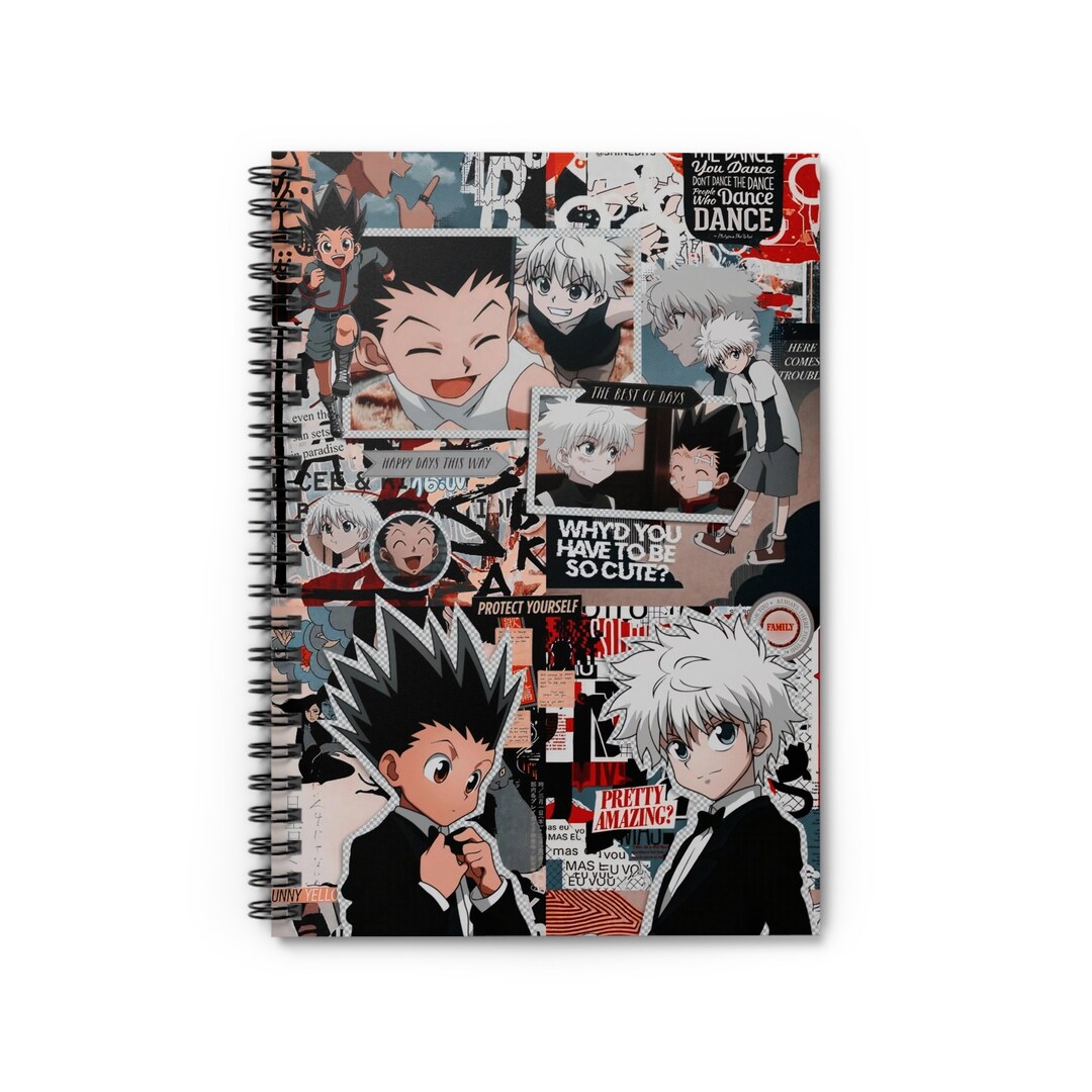 Anime Spiral Notebook Ruled Line - Etsy