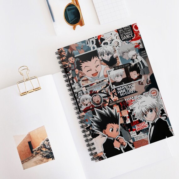 Silent Envy Line Ruled Spiral Anime Notebook - a-ka-neArt - Shop