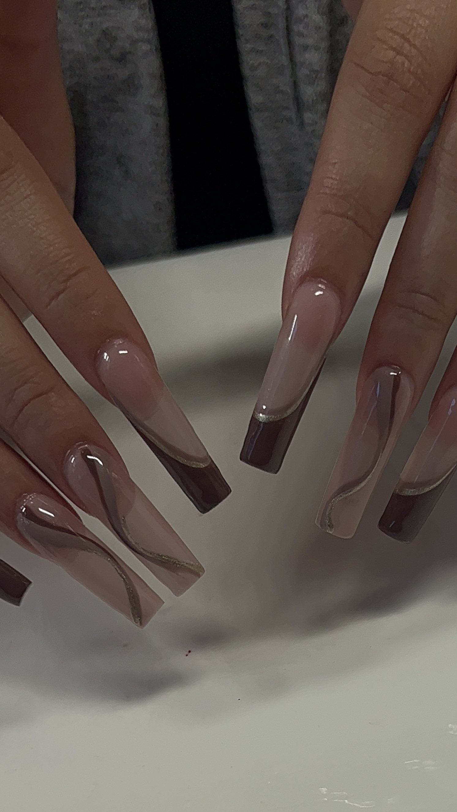 Brown Nails - Etsy