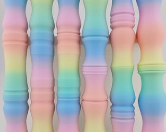 Pastel Ombre E-Painter Vacuum or Regular Diamond Painting Pen: 3D Printed Ergonomic Dot Tool
