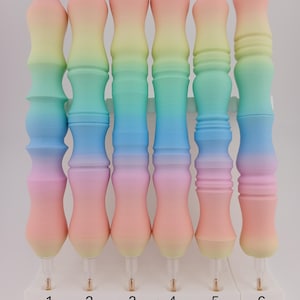 Pastel Ombre Diamond Painting Pen Lightweight 3D Printed 12 Designs Ergonomic Comfortable Dot Tool Rhinestones