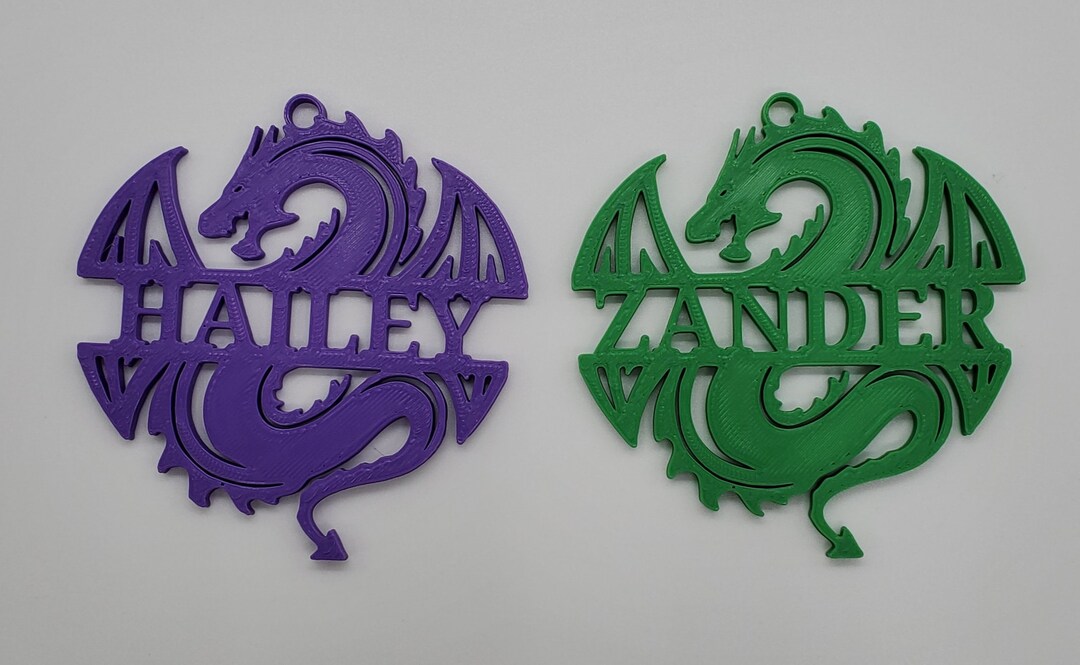 Custom Dragon Ornaments Etsy