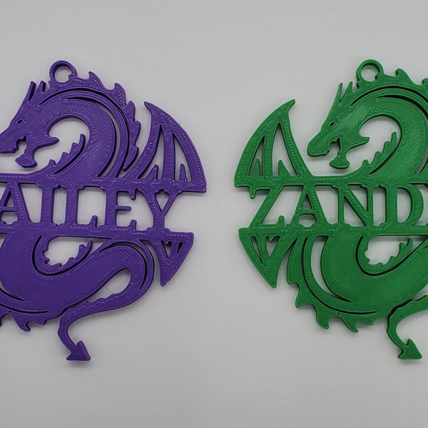 Custom Dragon Ornaments