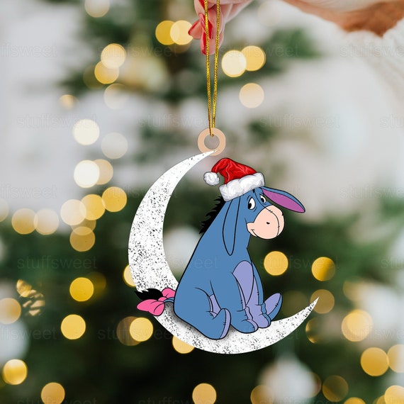 Eeyore Christmas Ornament Eeyore Xmas Ornament Eeyore Lover Etsy