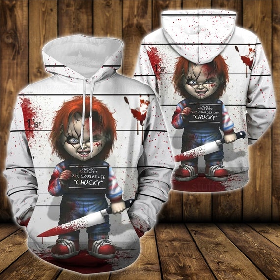 Halloween Chucky Hoodie Chucky Unisex Hoodie Chucky Crewneck - Etsy