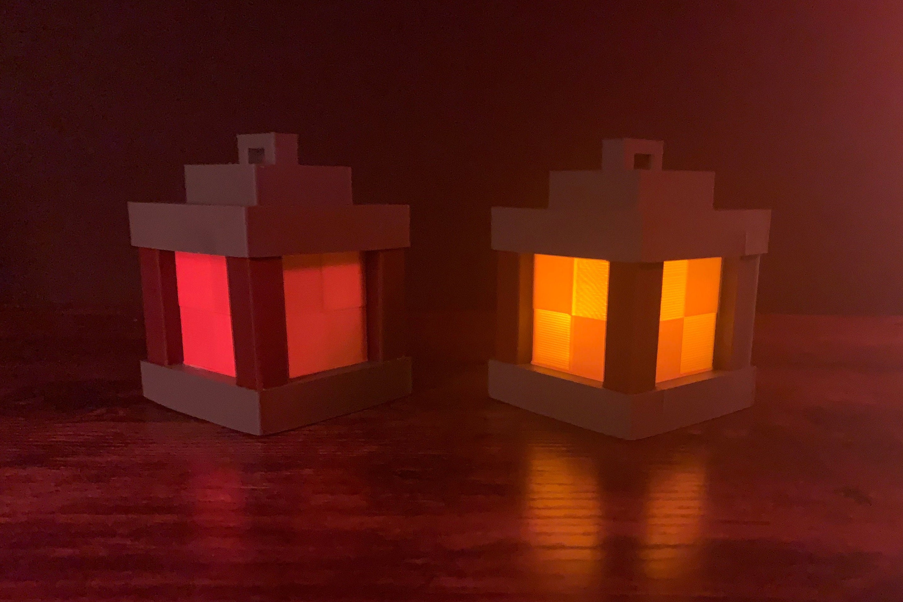 Minecraft Lantern Minecraft Inspired Light 3D Printed - Etsy