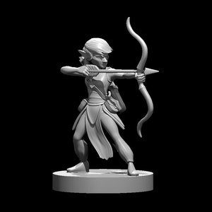 Gnomo femenino guardabosques / Personajes de Dungeons and Dragons / Miniaturas de mesa / Miniaturas MZ4250
