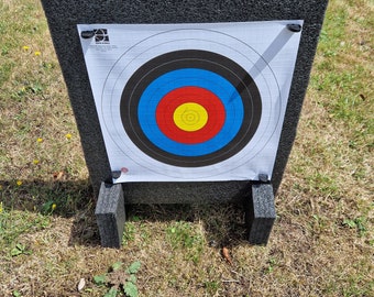 Archery Foam Target 600 x 500 x 100mm thick. Comes with Stand target face and pins