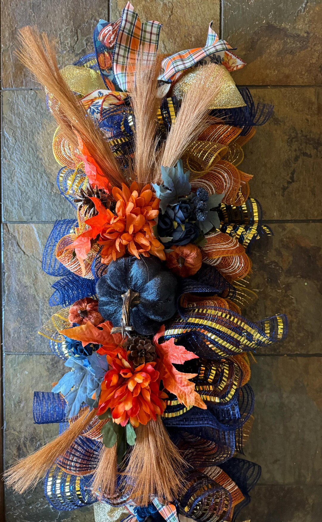 Fall Table Swags Fall Swag, Autumn Swag, Fall Table Decor, Fall Mantle Decor, Autumn ...