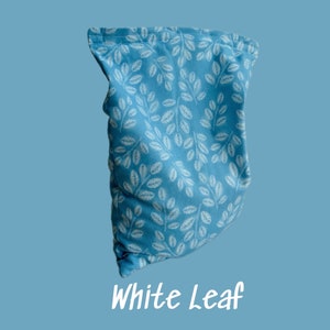 Handmade Rice Bag Heating Pack Cooling Pack Reusable Spa Large Blue & White Raindrop Microwavable Heat Pillow image 6