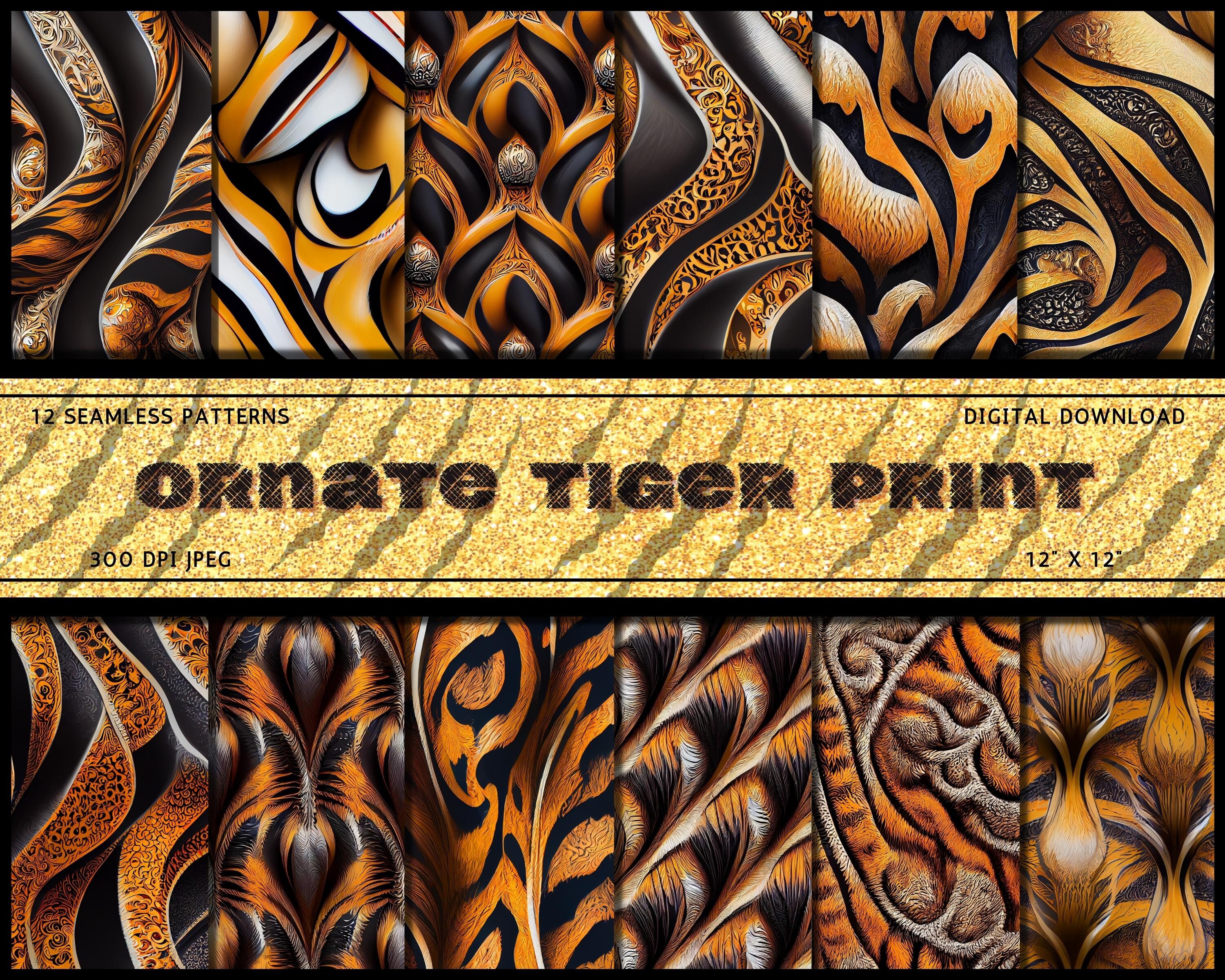 Animal Print Background. Tiger Animal Print Textured Background ,  #sponsored, #Print, #Ani…