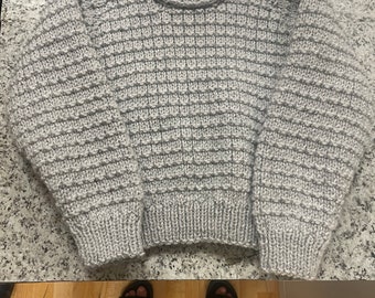 Knitted jumper- Boys Grey