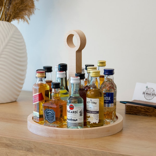 21st Birthday Mini Liquor Bottle Holder Etsy