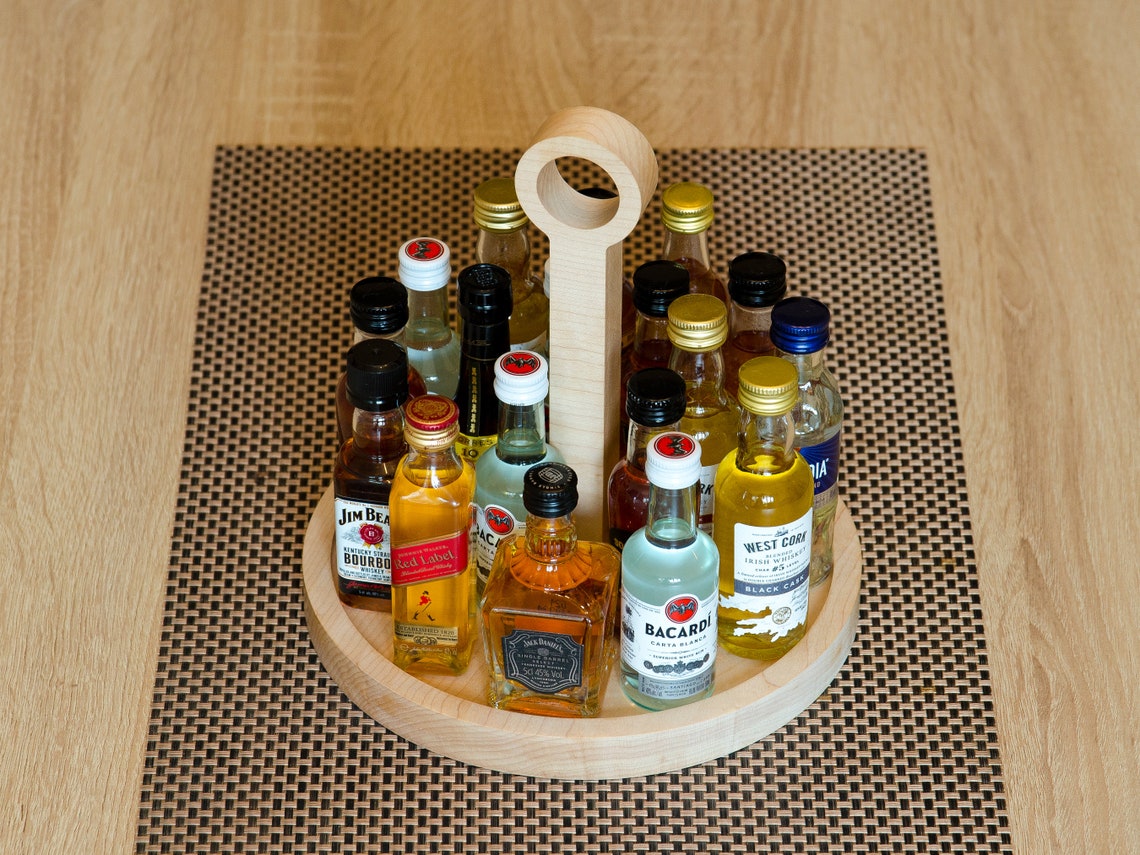 21st Birthday Mini Liquor Bottle Holder. Mini Liquor Bottle Stand. Gift