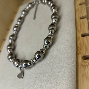 Stainless steel choker necklace