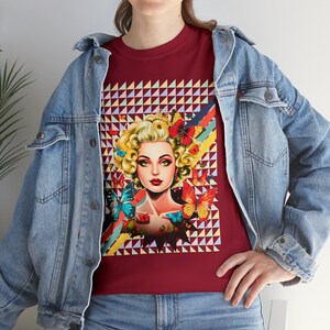 Retro Blonde Betty Boop with Butterfly